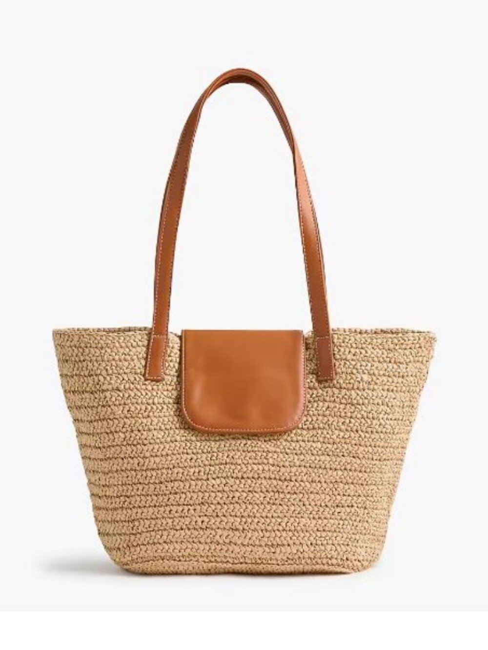 J. Crew Straw Tote Bag